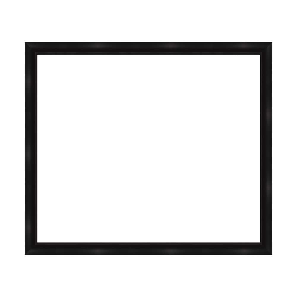 Amanti Art Mirror Makeover Grand Black Narrow 43.25 in. W x 37.25 in. H Bathroom Mirror Frame Border Kit-Fits a 42 x 36 Mirror (1)