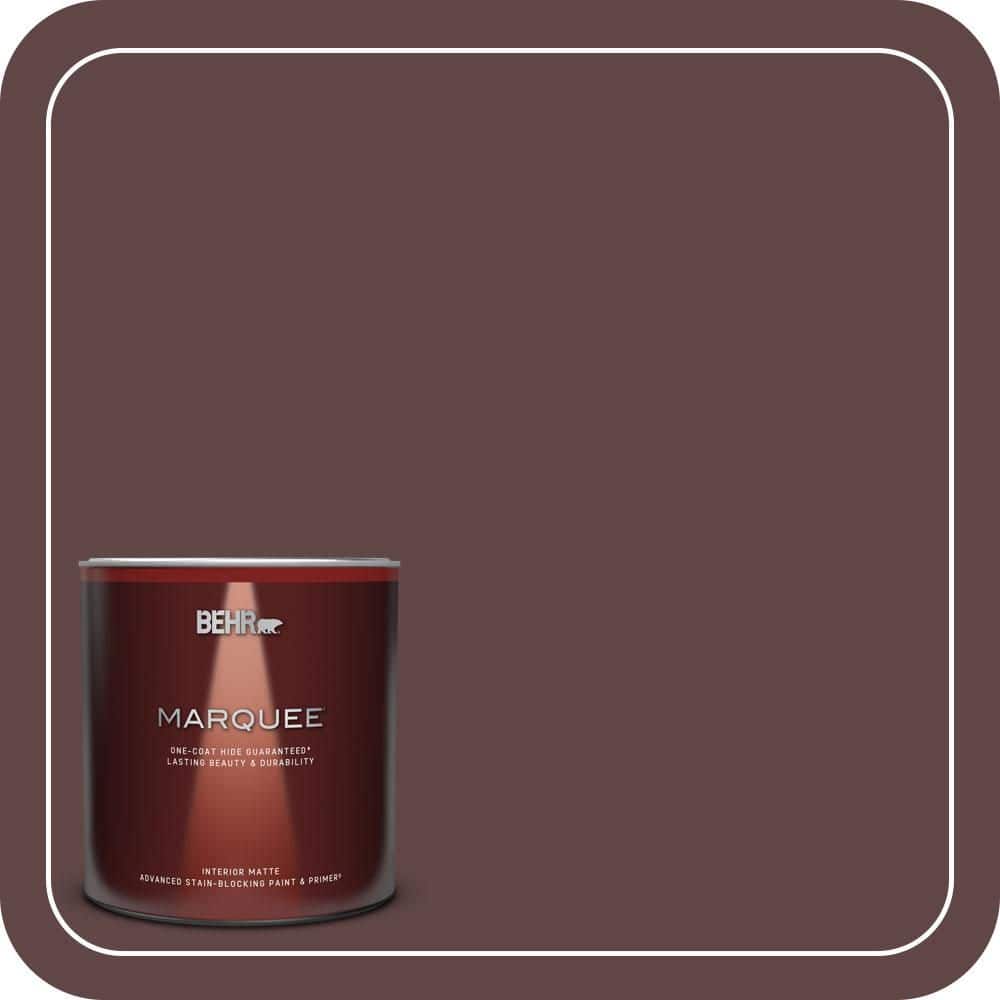 BEHR MARQUEE 1 qt. #S-G-700 Wild Raisin Matte Interior Paint & Primer