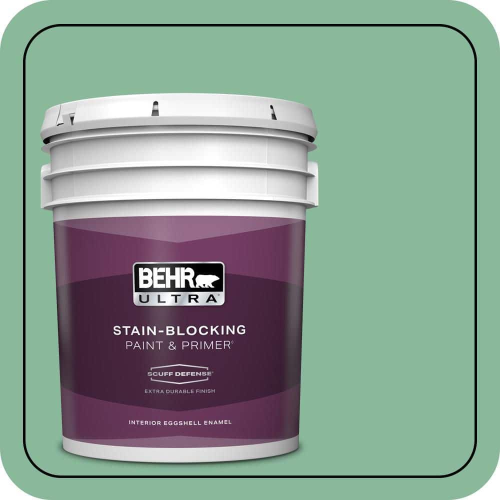 BEHR ULTRA 5 gal. #470D-4 Garden View Extra Durable Eggshell Enamel Interior Paint & Primer