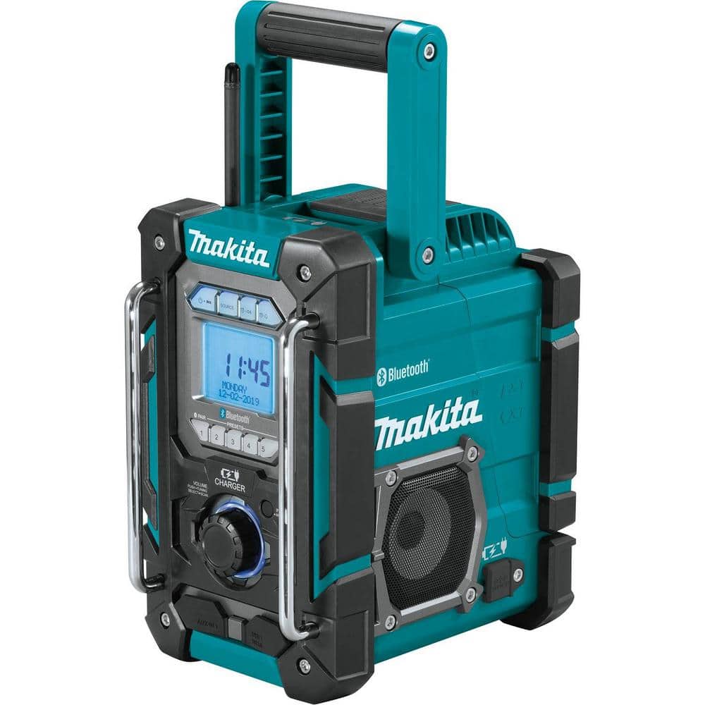 Makita 18V LXT/12V max CXT Lithium-Ion Cordless Bluetooth Job Site Charger/Radio, Tool Only (1)