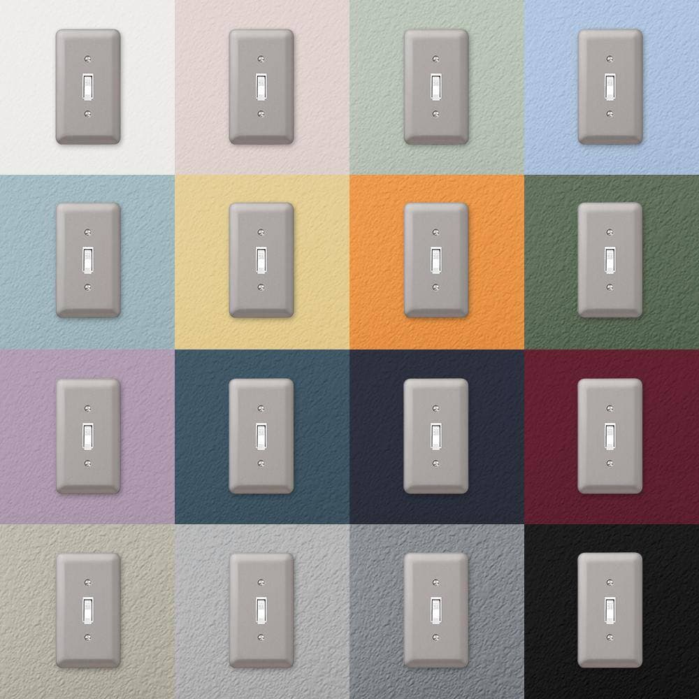 AMERELLE Declan Gang Coax Steel Wall Plate (3)