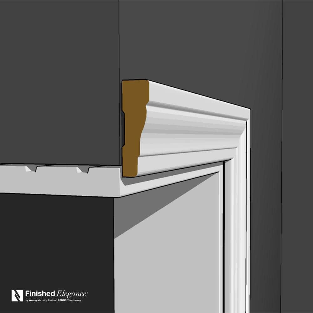 FINISHED ELEGANCE WM 356 5/8 in. x 2-1/4 in. x 84 in. FEMDF Casing DoorPack (4)