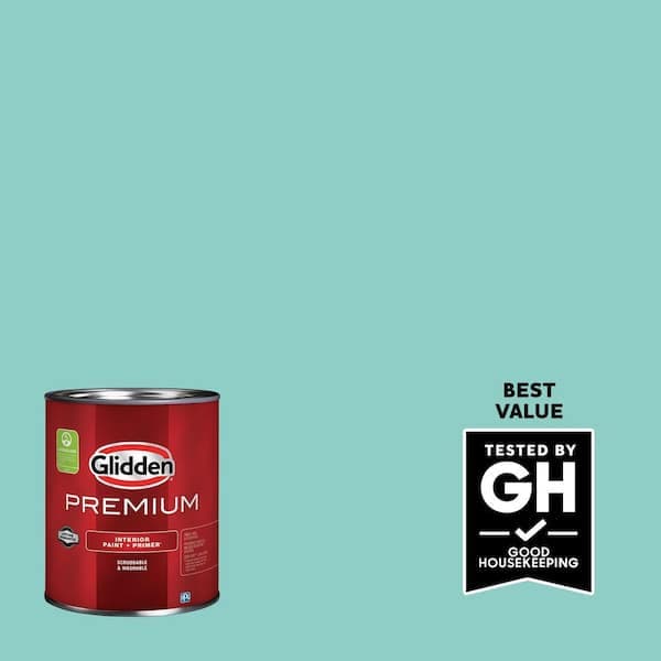 Glidden Premium 1 qt. PPG1231-4 Tropical Holiday Eggshell Interior Latex Paint