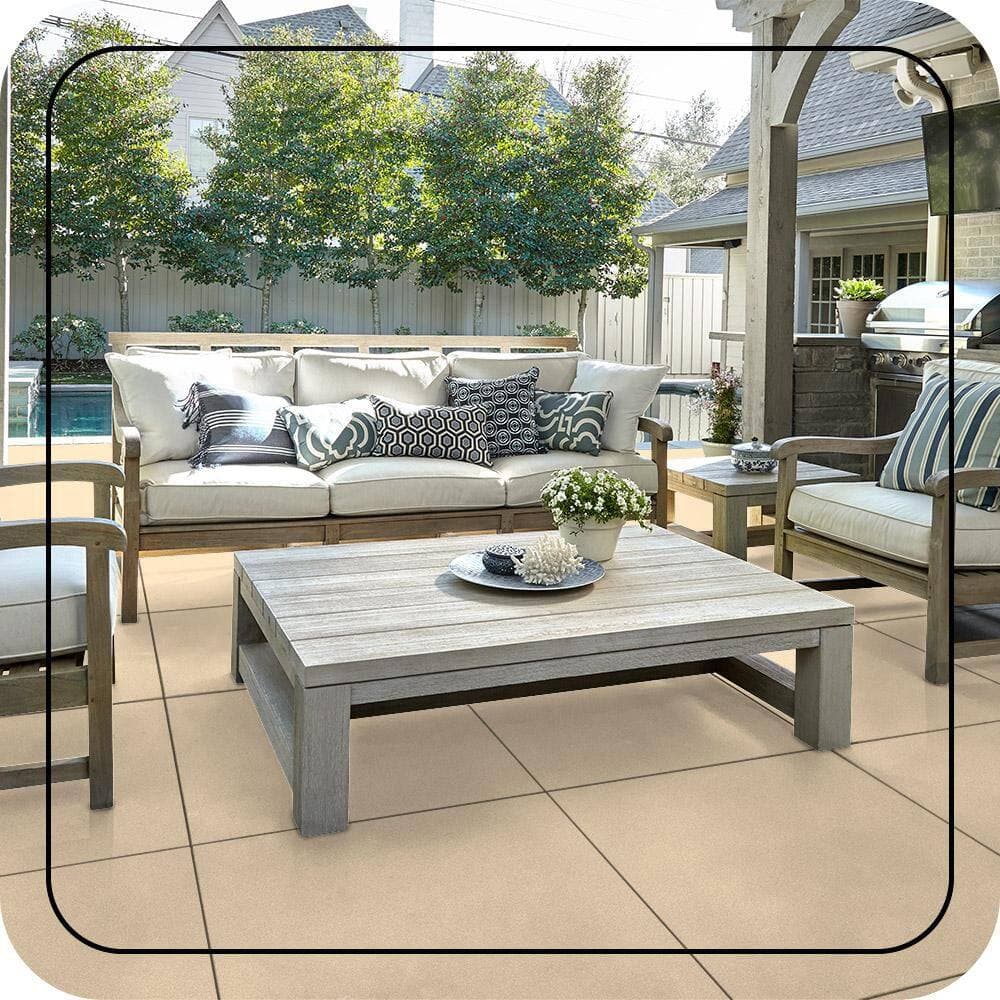 BEHR PREMIUM 1 gal. #M290-2 Frittata Textured Low-Lustre Enamel Interior/Exterior Porch and Patio Anti-Slip Floor Paint (4)