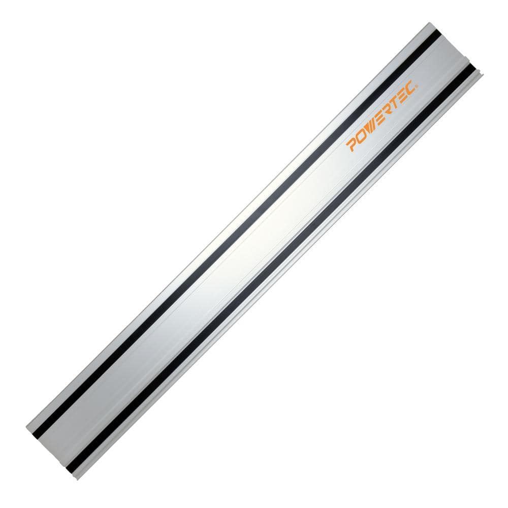 ‎POWERTEC 55 in. Aluminum Track Saw Guide Rail for Milwaukee Track Saws, Perfect Repeatable Rip Cuts (1)