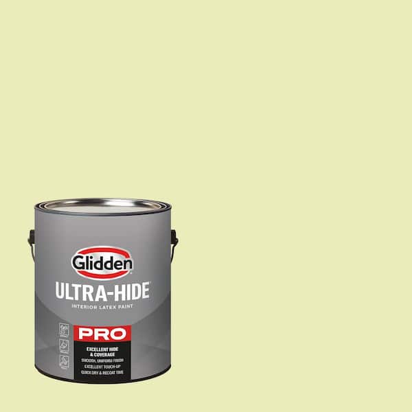 Glidden Ultra-Hide 1 gal. PPG1217-2 Limited Lime Eggshell Interior Paint (2)
