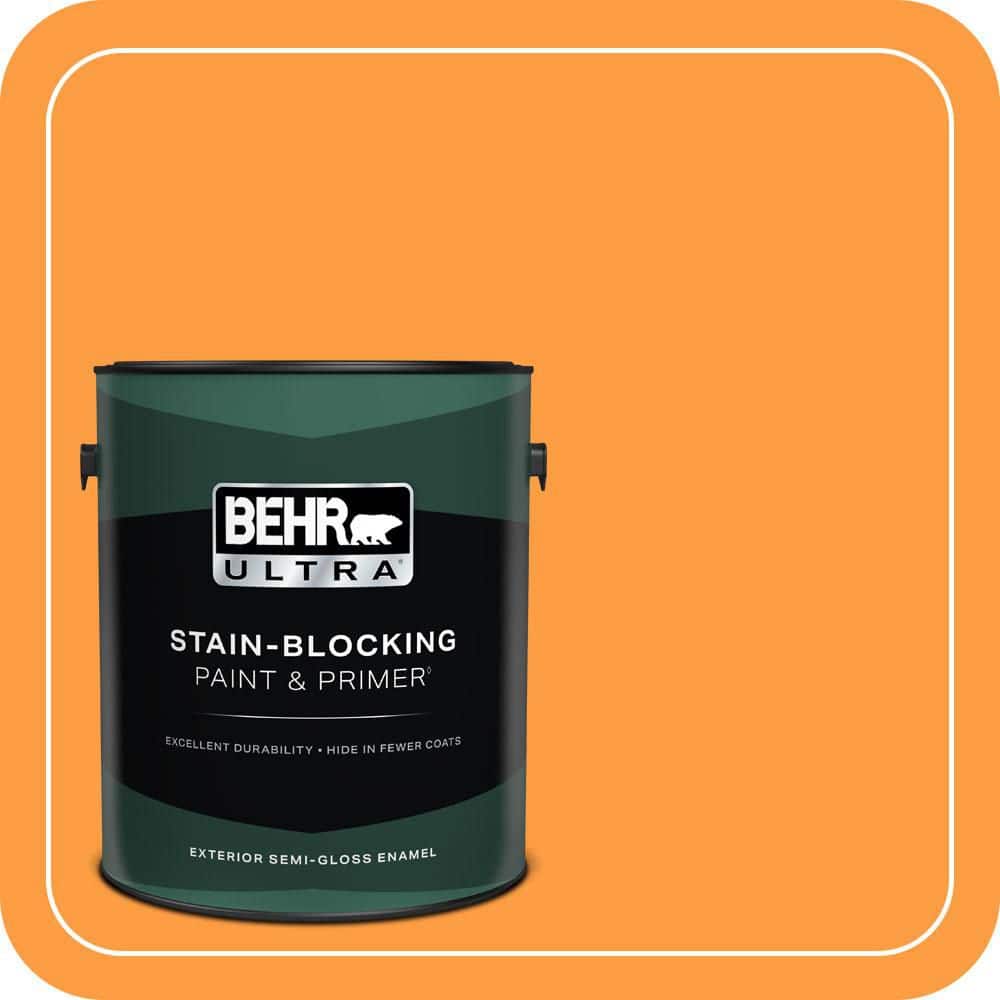 BEHR ULTRA 1 gal. #P240-6 Exotic Blossom Semi-Gloss Enamel Exterior Paint & Primer