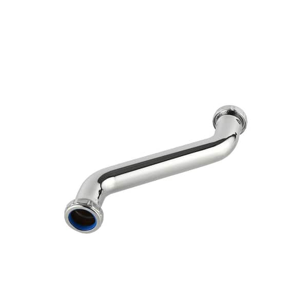 Everbilt 1-1/4 in. 20-Gauge Brass Double Slip-Joint Sink Drain Pipe Offset Chrome-Plated (2)