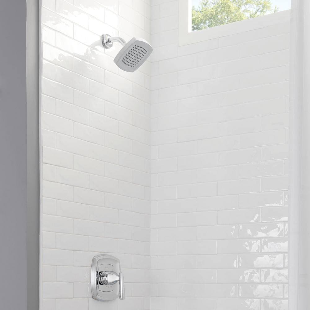 American Standard Edgemere 1-Handle Shower Faucet Trim Kit for Flash Rough-in Valves in Polished Chrome (Valve Not Included) (2)