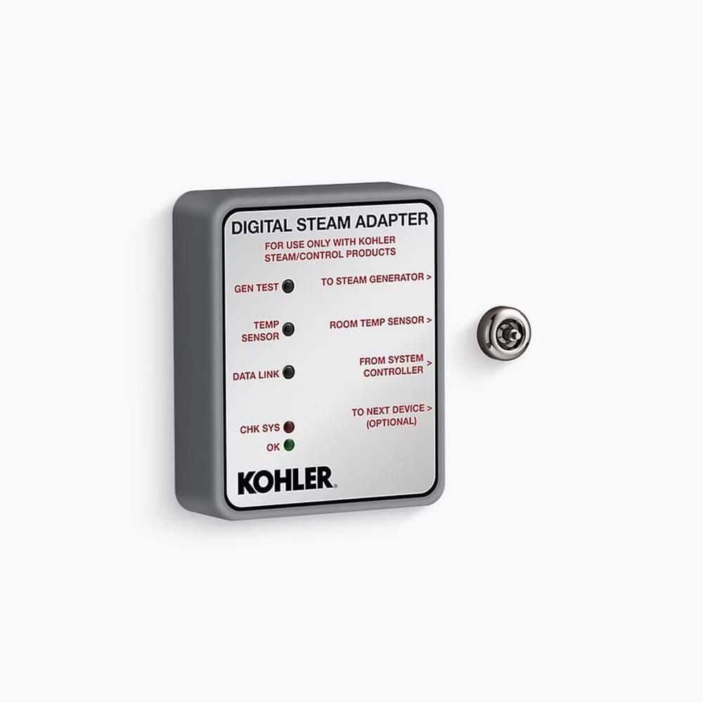 KOHLER Invigoration Steam Generator Control Kit with Adjustable Temperature Control in Vibrant Titanium