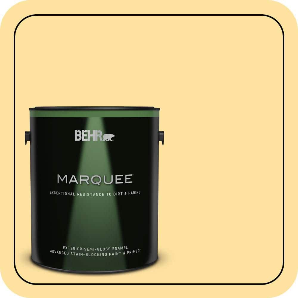 BEHR MARQUEE 1 gal. #P280-3 Polka Dot Skirt Semi-Gloss Enamel Exterior Paint & Primer