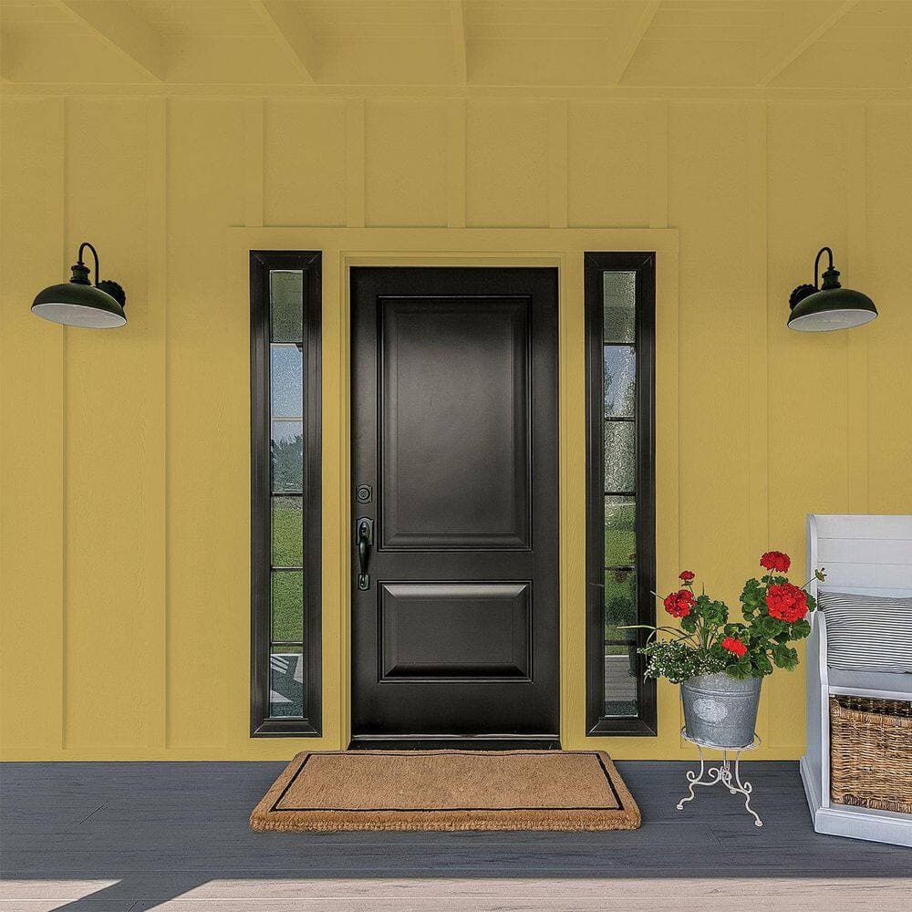 Glidden Premium 5 gal. PPG1108-7 Obsession Flat Exterior Latex Paint (3)