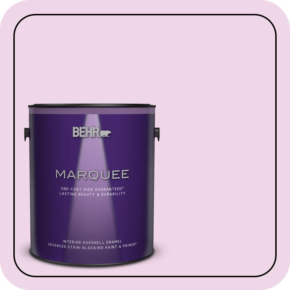 BEHR MARQUEE 1 gal. #P110-1 All Made Up Eggshell Enamel Interior Paint & Primer (1)