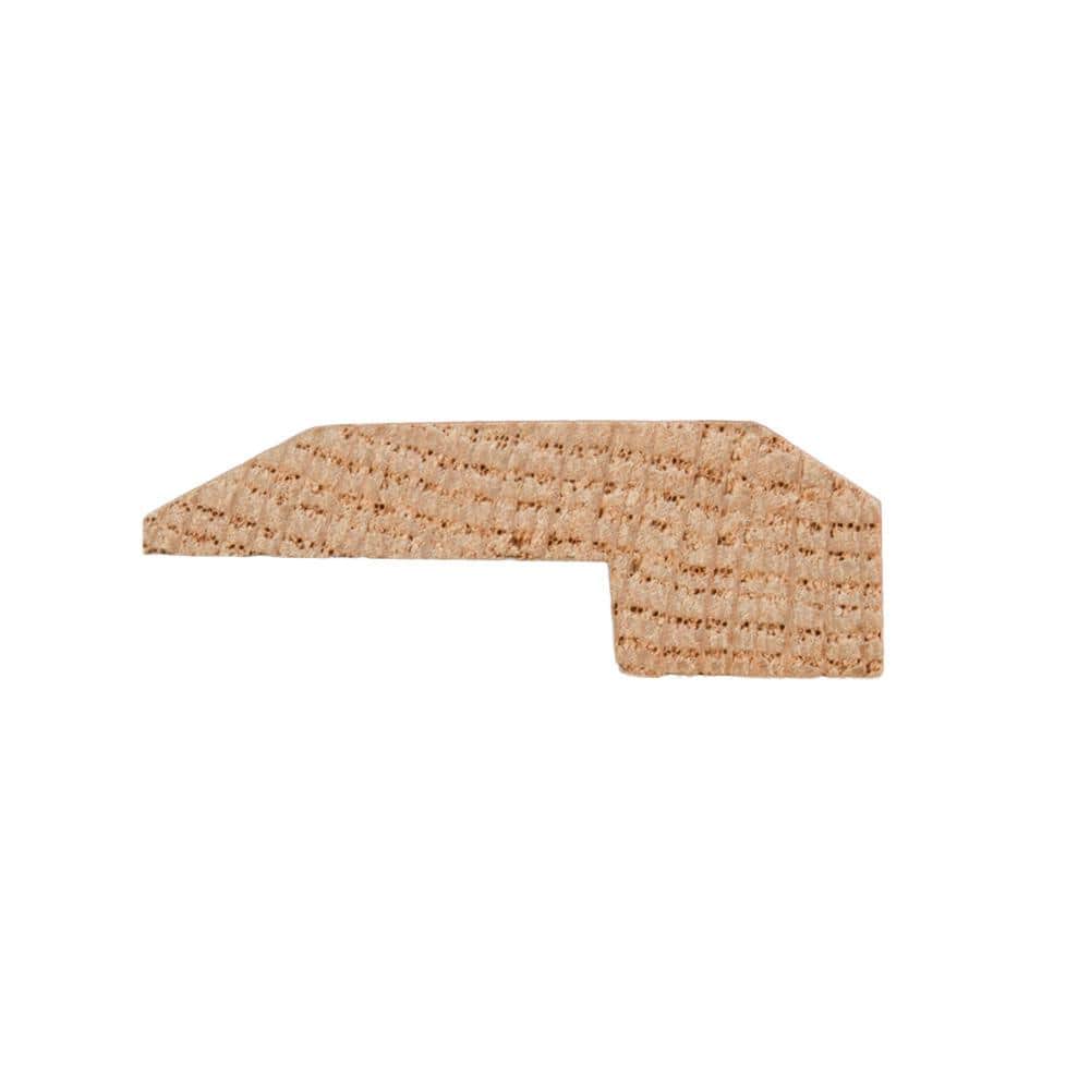 ROPPE Solid Hardwood Unfinished 0.38 in. T x 2 in. W x 78 in. L Multi-Purpose Reducer Molding (4)