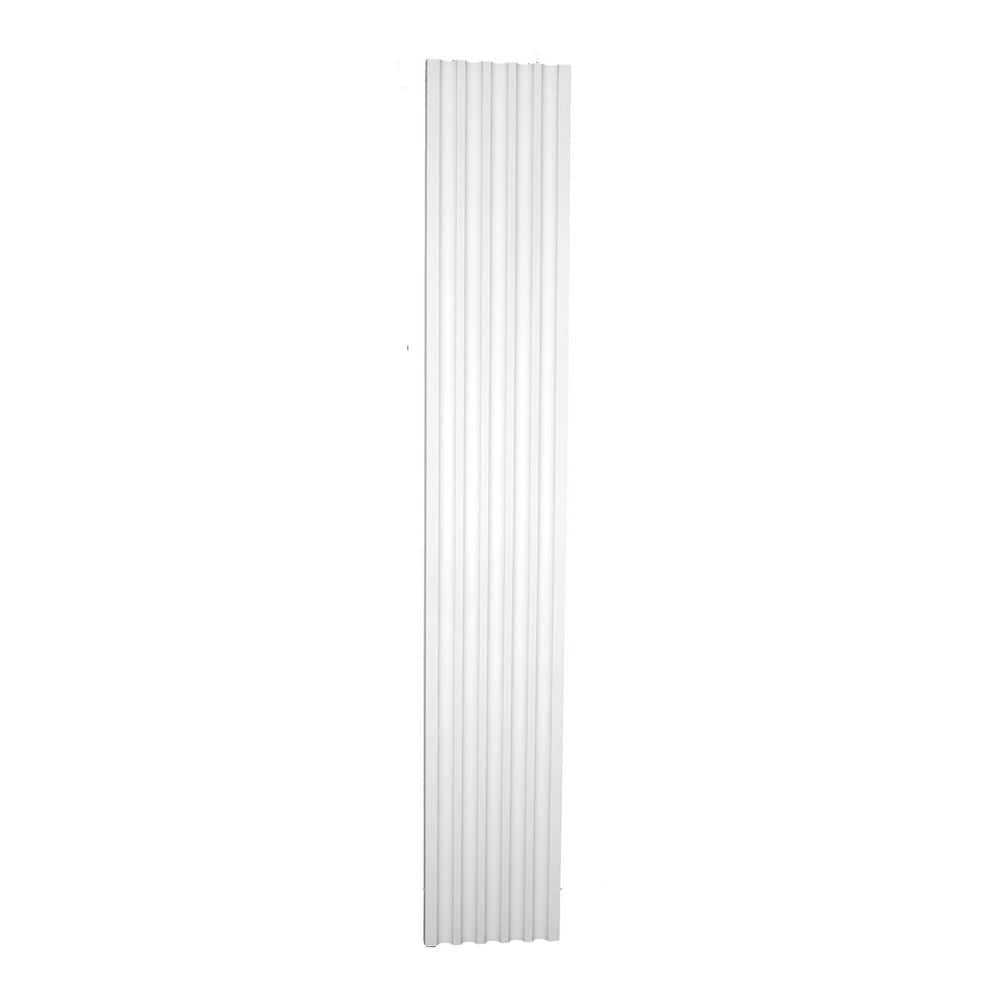 American Pro Decor 1-1/8 in. x 12-1/2 in. x 78-3/4 in. Fluted Polyurethane Pilaster Moulding Pro Pack (2-PCS x 78.75 in.) (1)