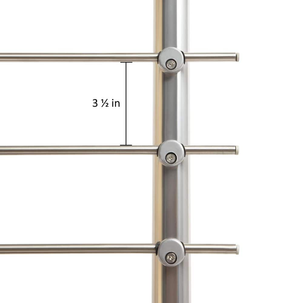 Dolle Prova PA2 36 in. x 1.5 in. Side Mount Aluminum Post (2)