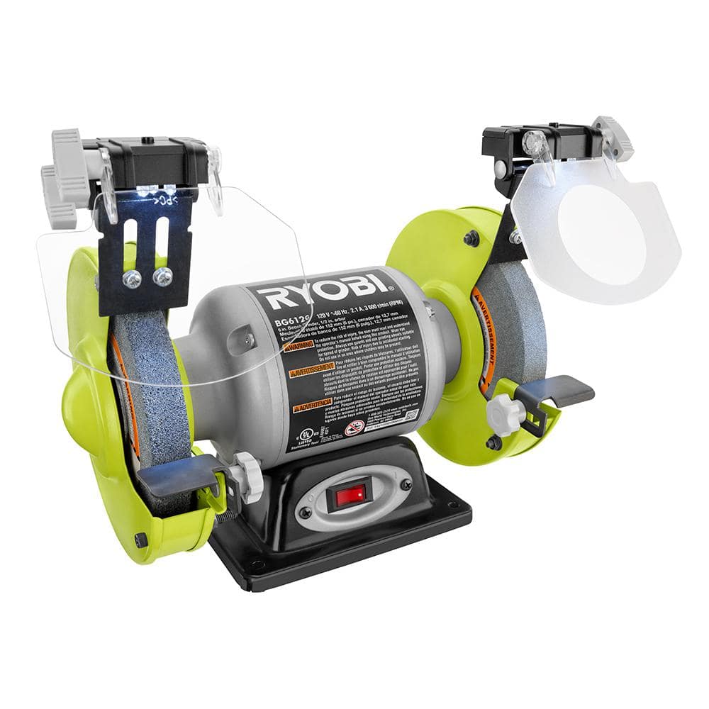RYOBI 2.1 Amp 6” Grinder with LED lights (4)