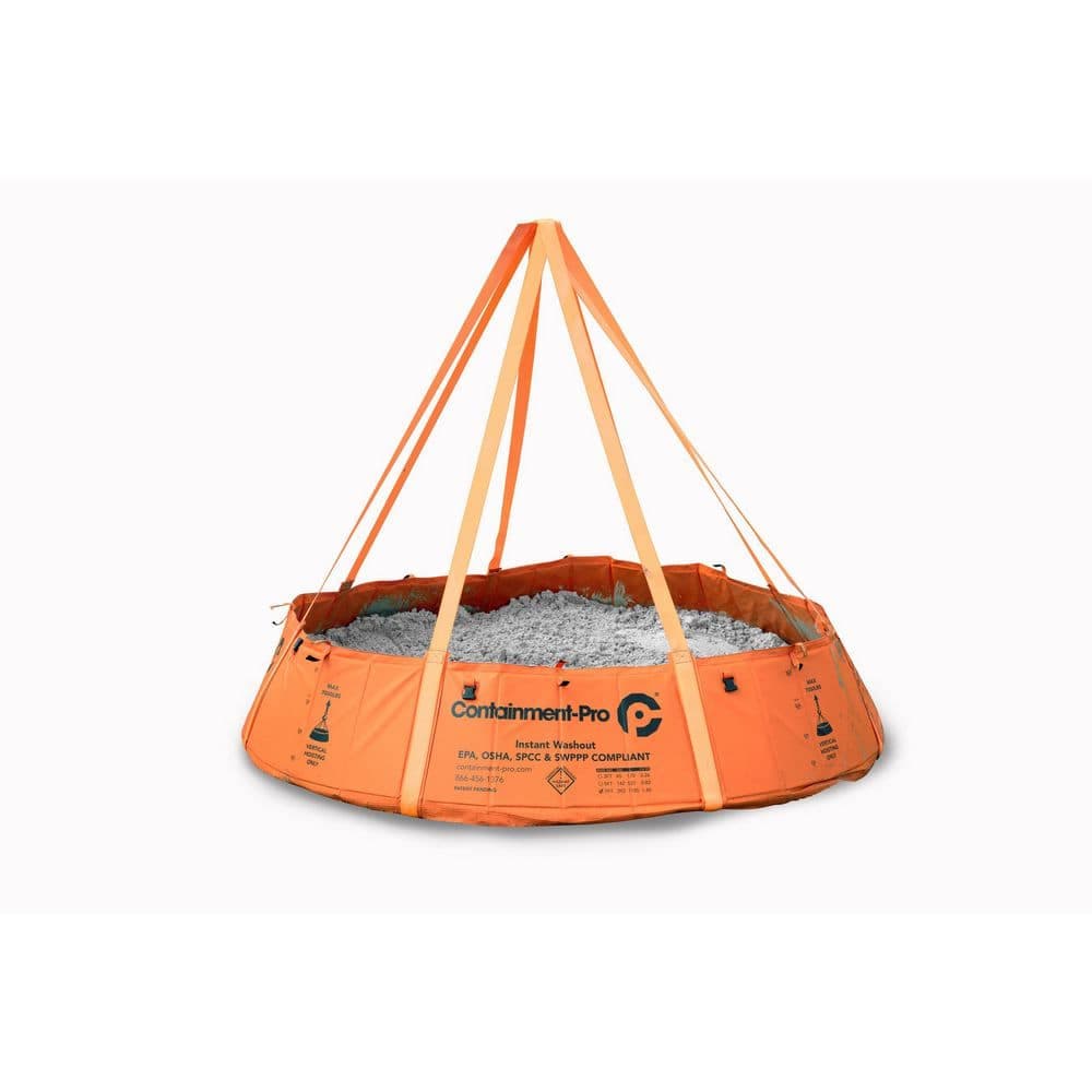 Unbranded 7 ft. Concrete Washout w/ Hoisting Straps