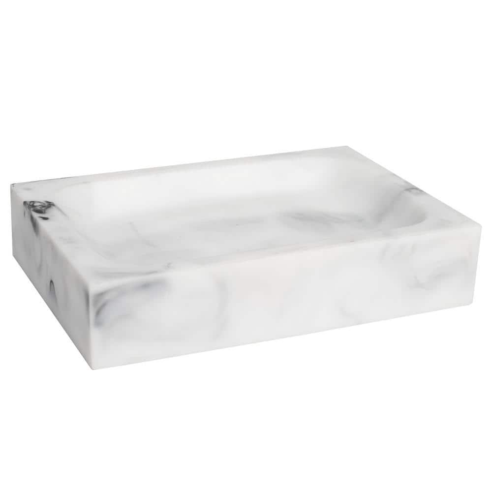 Sweet Home Collection Plaza Soap Dish Bathroom Accessory (1 Piece)