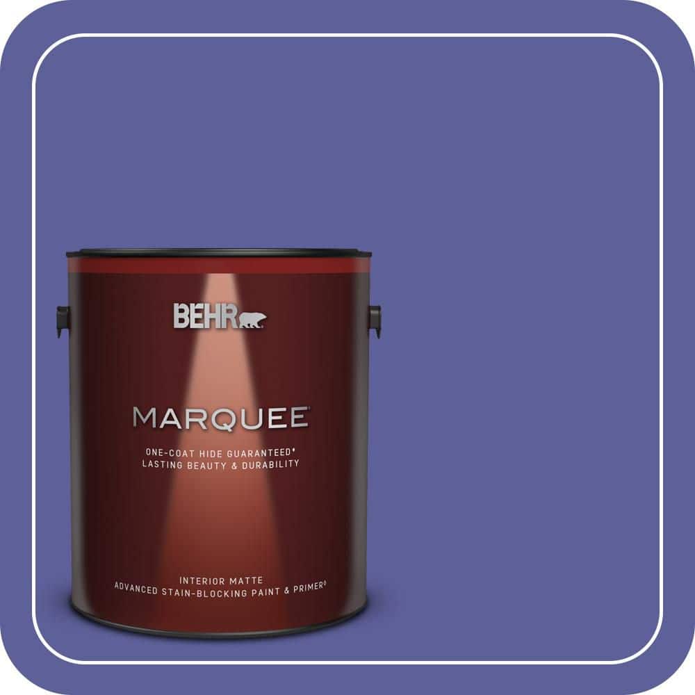 BEHR MARQUEE 1 gal. #P550-6 Wizards Potion One-Coat Hide Matte Interior Paint & Primer