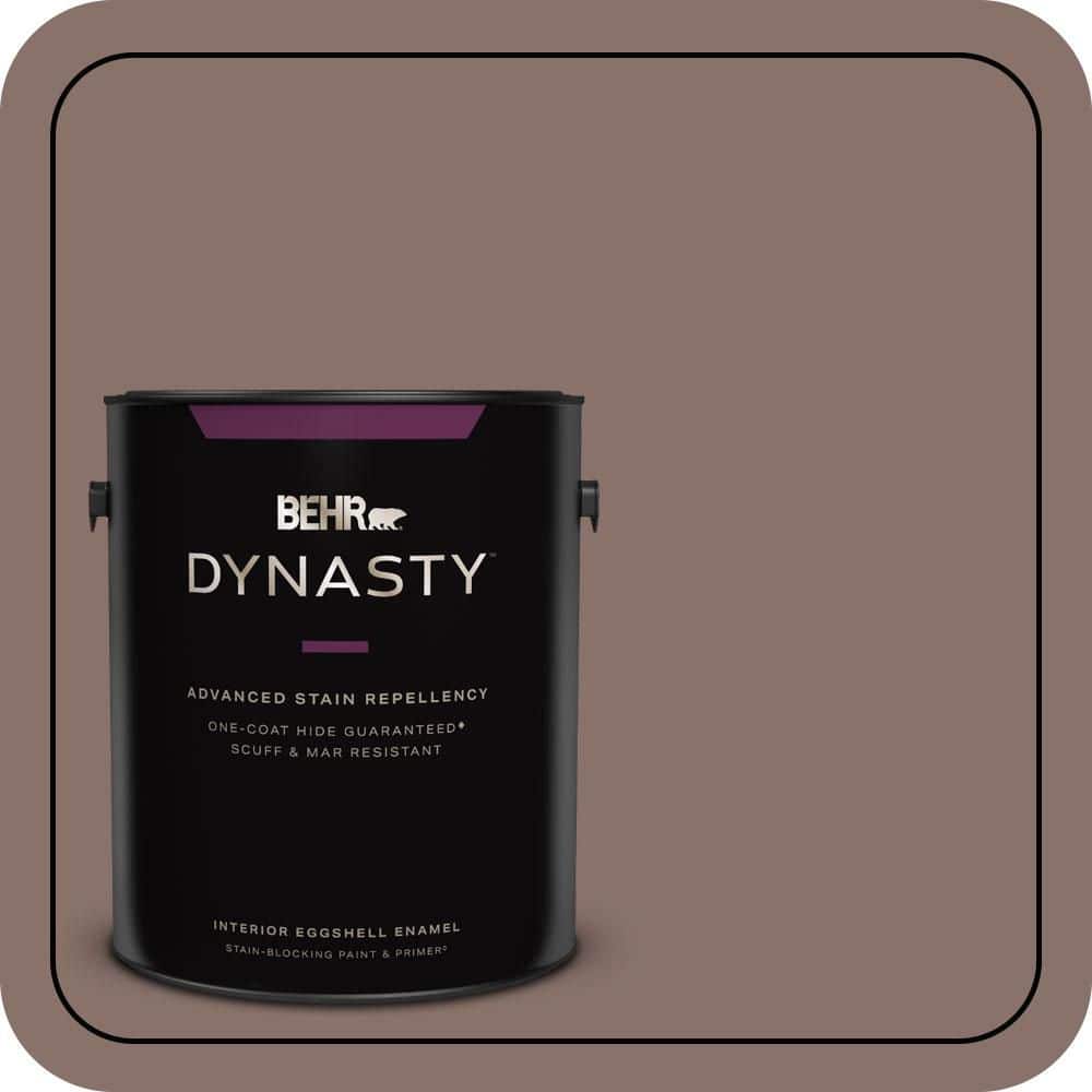 BEHR DYNASTY 1 gal. #MQ1-56 Elkhound One-Coat Hide Eggshell Enamel Interior Stain-Blocking Paint & Primer