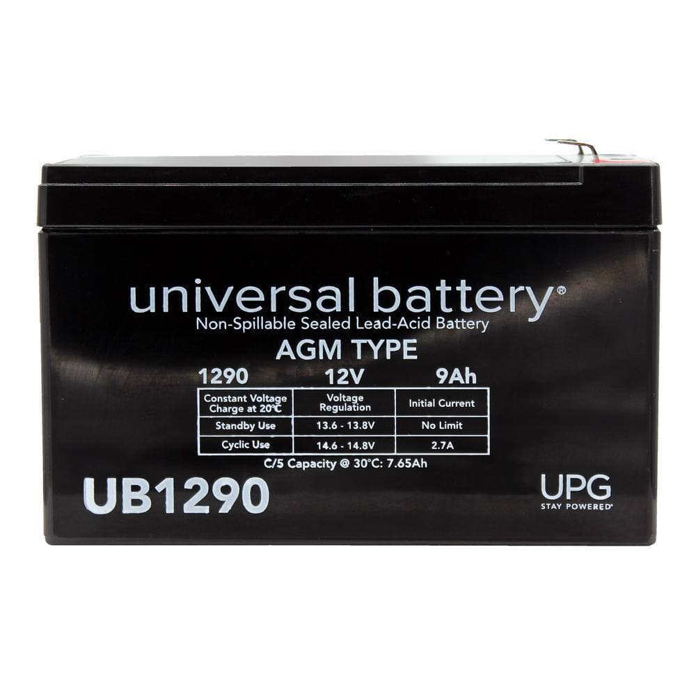 UPG 12-Volt 9 Ah F1 Terminal Sealed Lead Acid (SLA) AGM Rechargeable Battery (3)