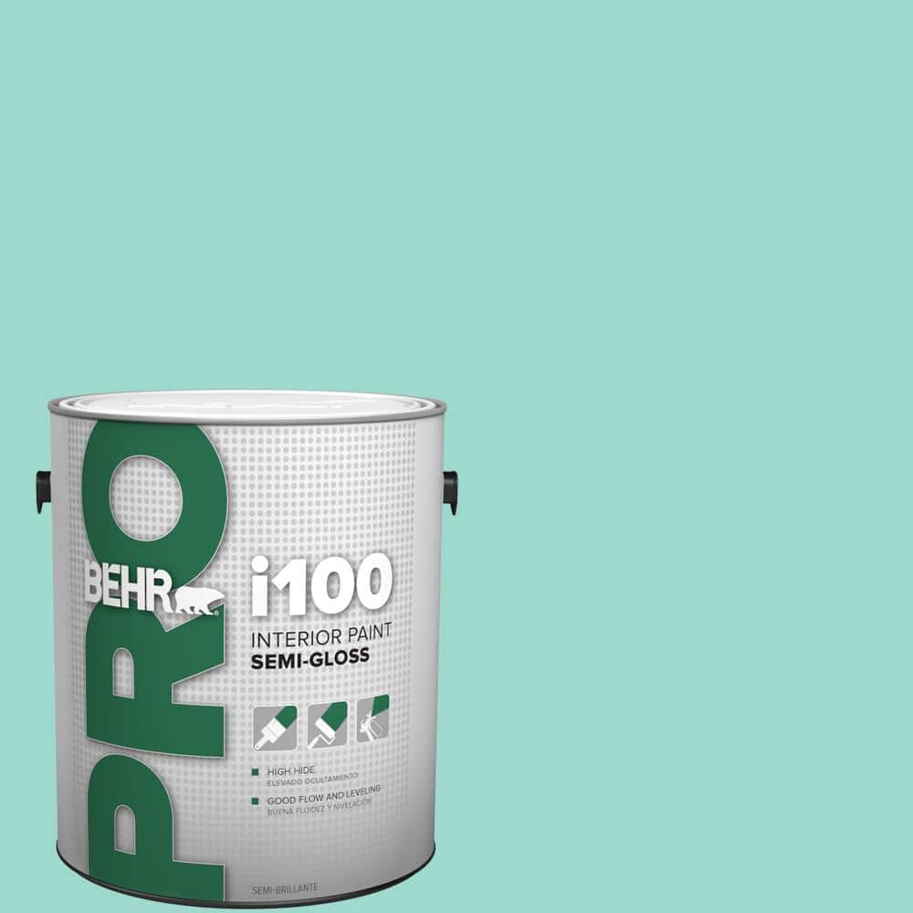 BEHR PRO 1 gal. #P440-3 Fish Pond Semi-Gloss Interior Paint (1)