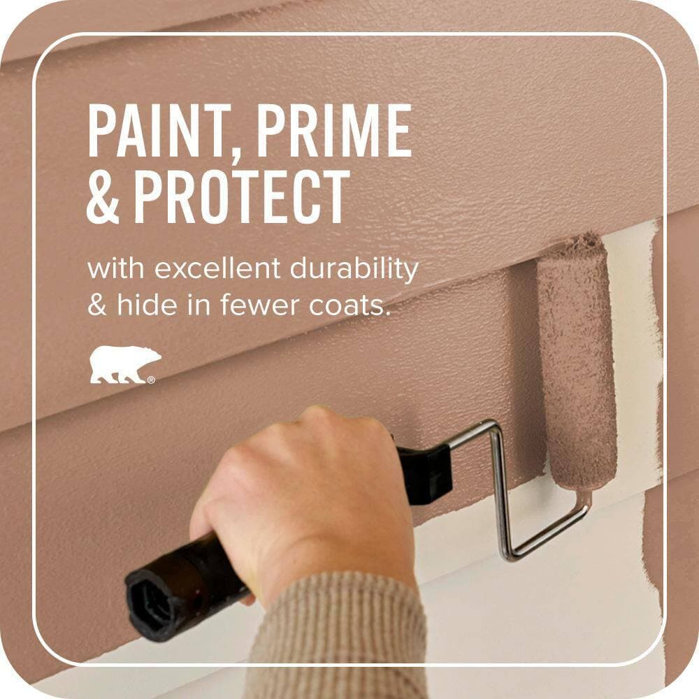 BEHR ULTRA 1 qt. #S210-5 Cider Spice Flat Exterior Paint & Primer (3)