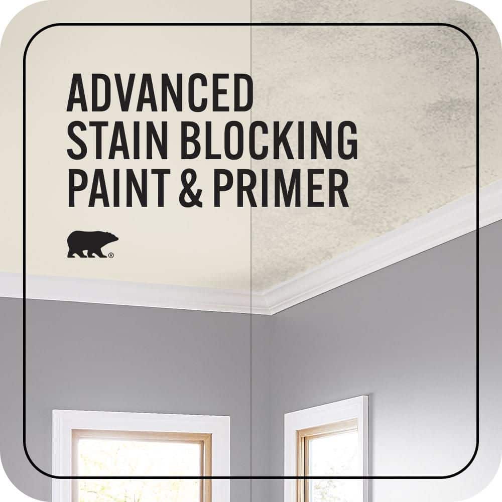 BEHR MARQUEE 1 gal. #PPU7-11 Cotton Knit Ceiling Flat Interior Paint & Primer (3)
