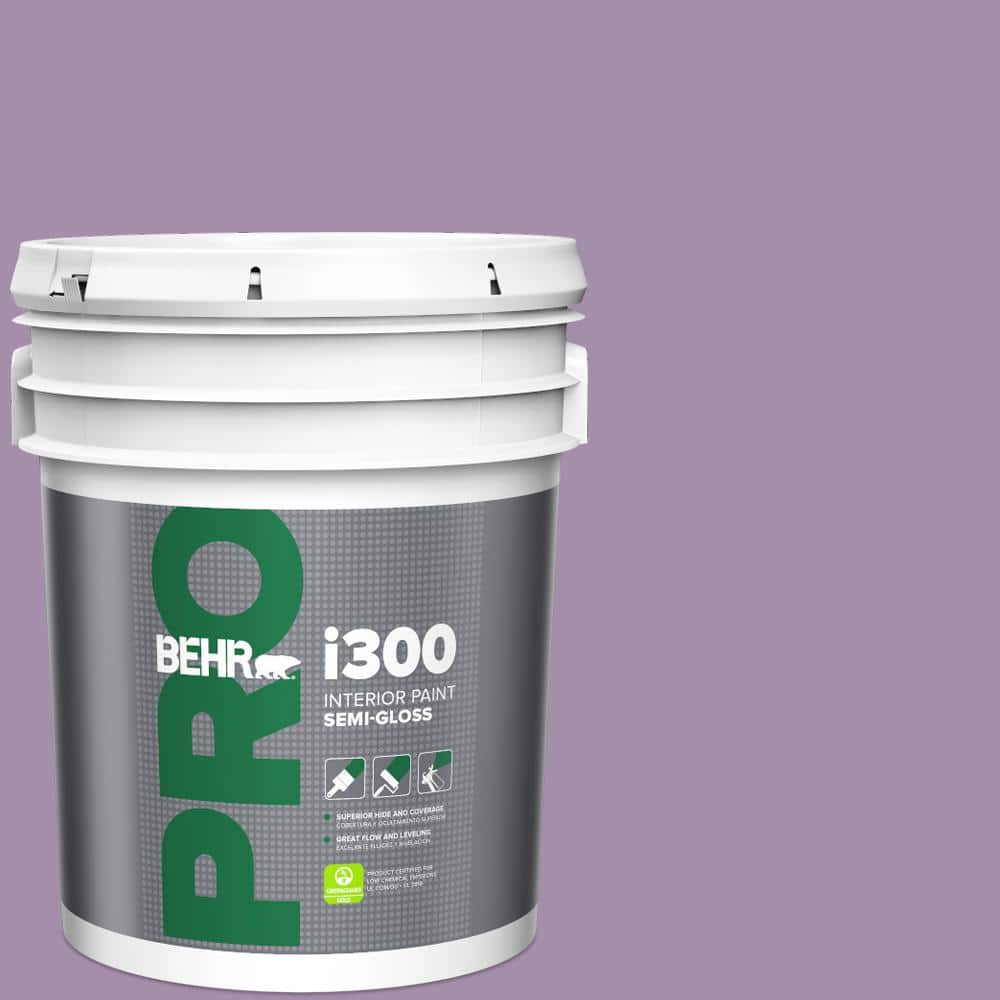 BEHR PRO 5 gal. #M100-4 Aged To Perfection Semi-Gloss Interior Paint
