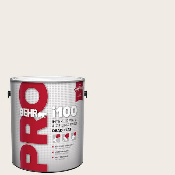 BEHR PRO 1 gal. #GR-W08 Arcade White Dead Flat Interior Paint (2)