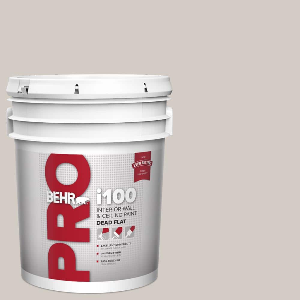 BEHR PRO 5 gal. #PPU18-09 Burnished Clay Dead Flat Interior Paint