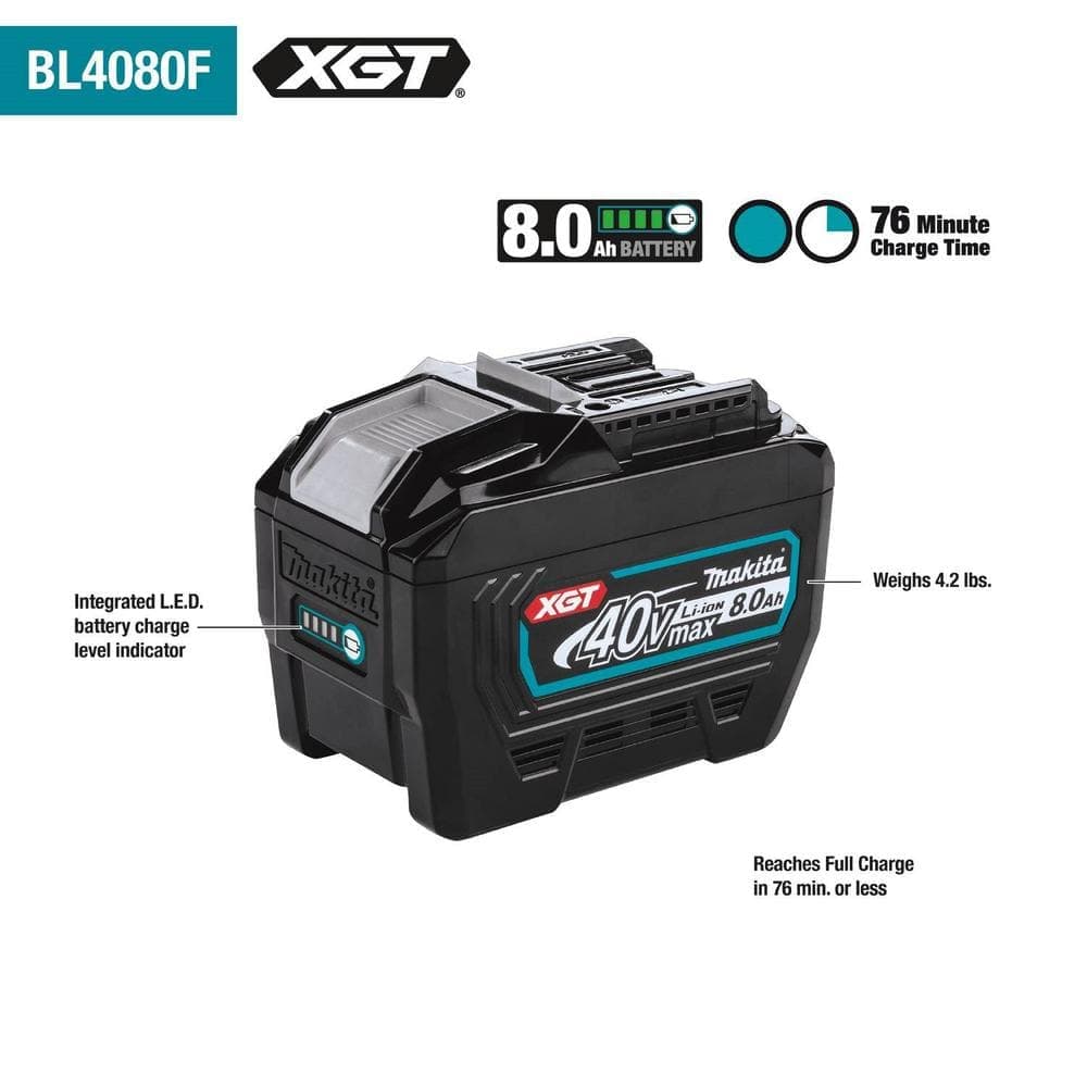 Makita 40V max XGT 8.0Ah Battery with 40V Max XGT 8.0Ah Battery (3)