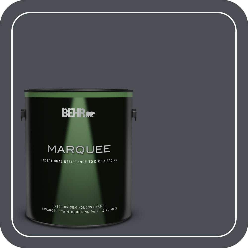 BEHR MARQUEE 1 gal. #PPU15-20 Poppy Seed Semi-Gloss Enamel Exterior Paint & Primer