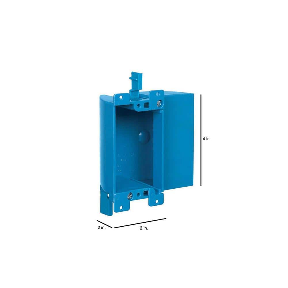 Carlon 1-Gang 17 cu. in. Electrical PVC Shallow Old Work Electrical Switch and Outlet Box (B117RSWR) (3)