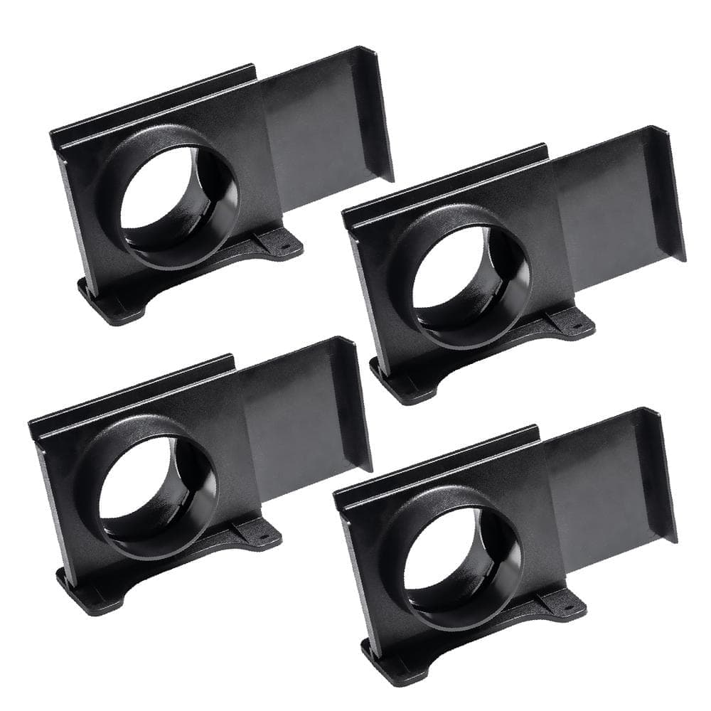 ‎POWERTEC 4 in. Wall Mounting Blast Gate with Bracket for Dust Collector, Dust Collection Fittings (4-Pack) (1)