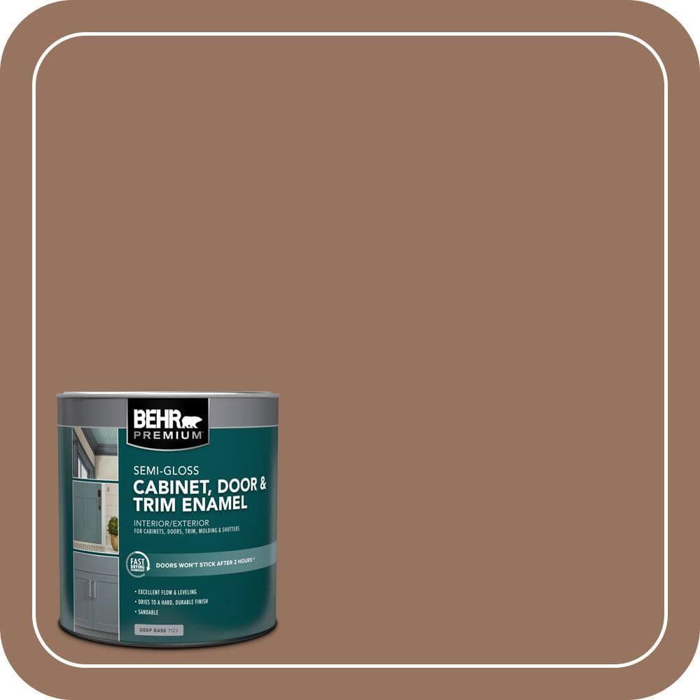 BEHR PREMIUM 1 qt. #MS-12 Rio Bravo Semi-Gloss Enamel Interior/Exterior Cabinet, Door & Trim Paint