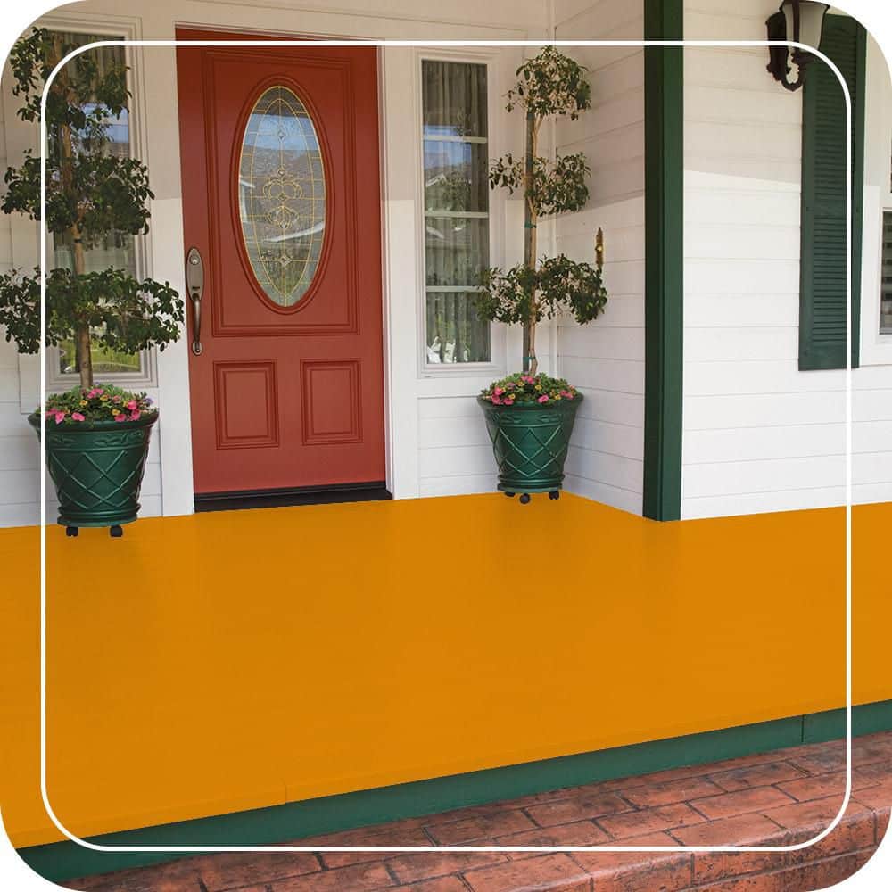 BEHR PREMIUM #S-G-320 Low-Lustre Enamel Interior/Exterior Porch and Patio Floor Paint (2)