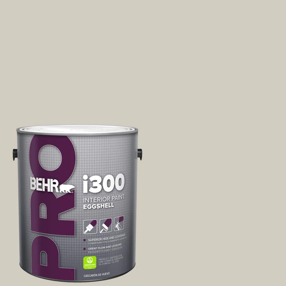 BEHR PRO 1 gal. #N320-2 Toasty Gray Eggshell Interior Paint