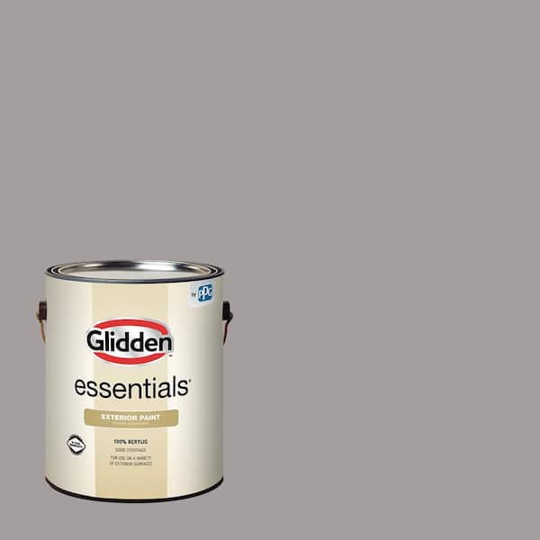 Glidden Essentials 1 gal. PPG1003-4 Equilibrium Flat Exterior Paint (2)