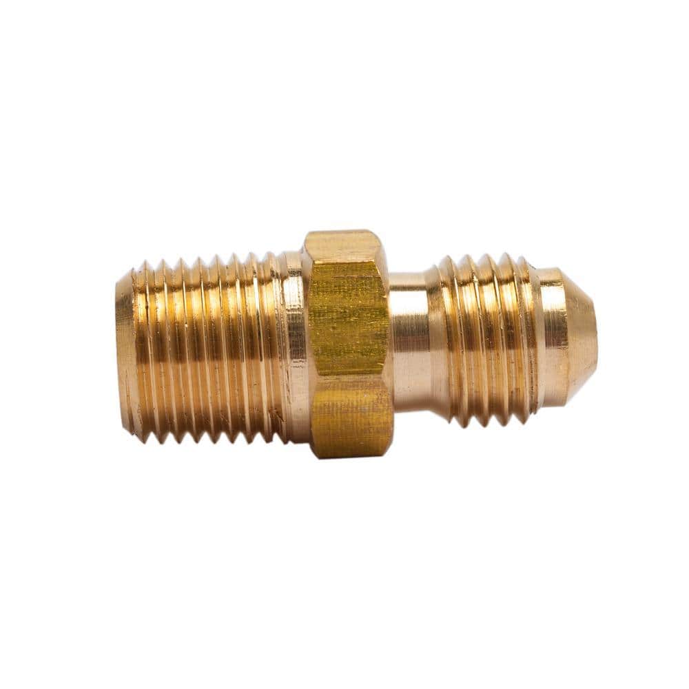 LTWFITTING 3/16 in. Flare 1/8 in. MIP Brass Adapter Fitting