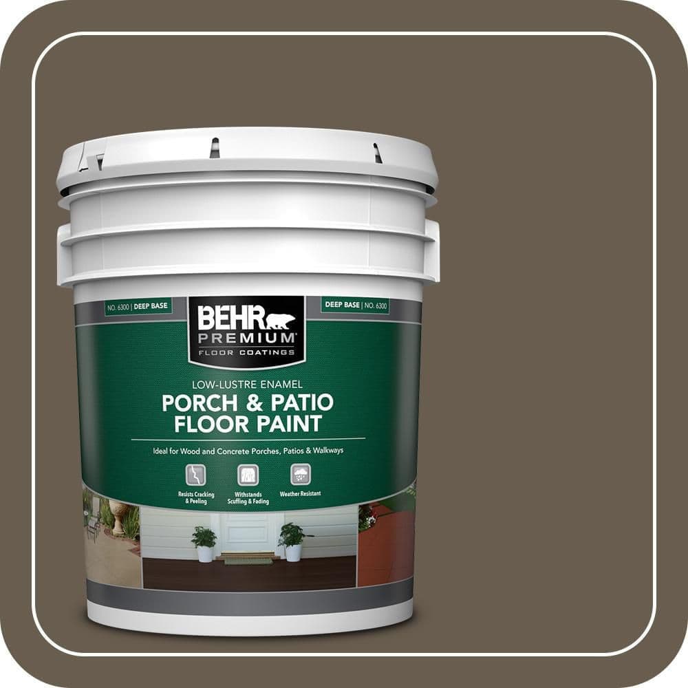 BEHR PREMIUM #N320-7 Textured Low-Lustre Enamel Interior/Exterior Porch and Patio Anti-Slip Floor Paint (1)
