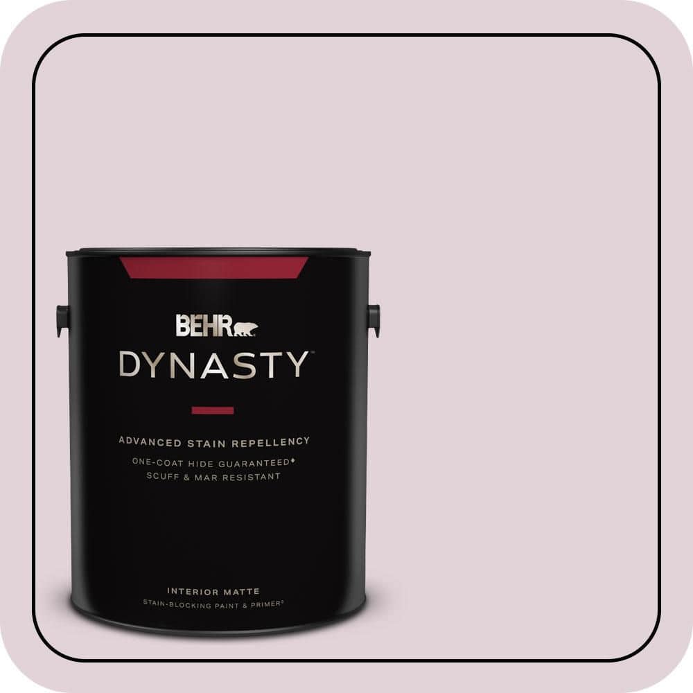 BEHR DYNASTY 1 gal. #690E-2 Heather Rose Matte Interior Stain-Blocking Paint & Primer