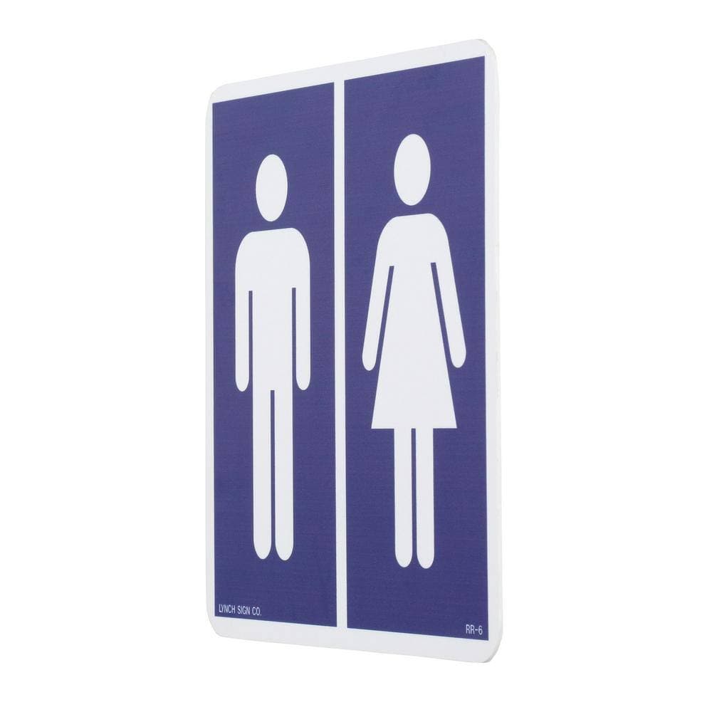 Lynch Sign 7 in. x 7 in. Men Women Symbol Sign Printed on More Durable, Thicker, Longer Lasting Styrene Plastic (2)