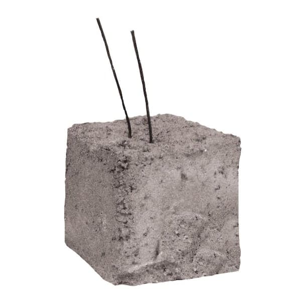 Basalite 3 in. x 3 in. x 3 in. Wire Dobie Concrete Brick (2)