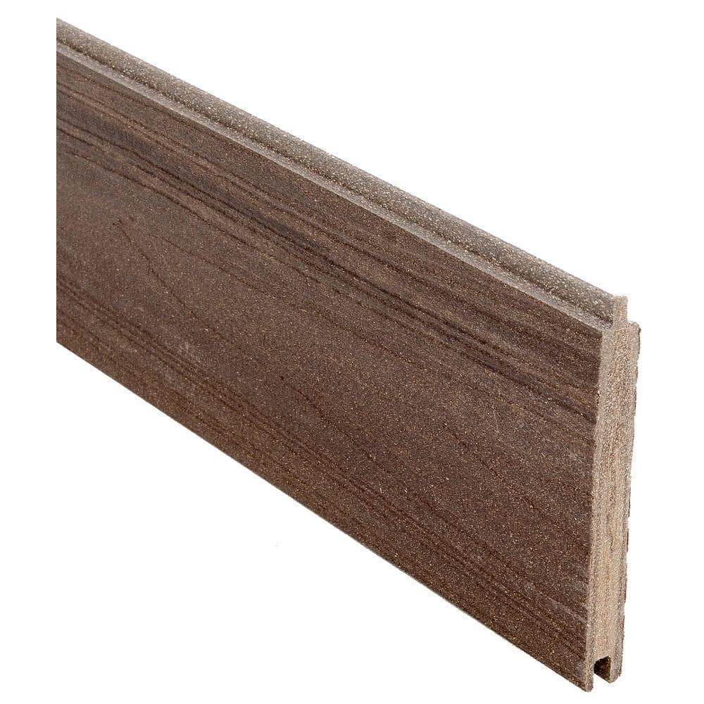 EuroFence 0.41 ft. H x 5.91 ft. W Euro Style King Cedar Tongue and Groove Composite Fence Board