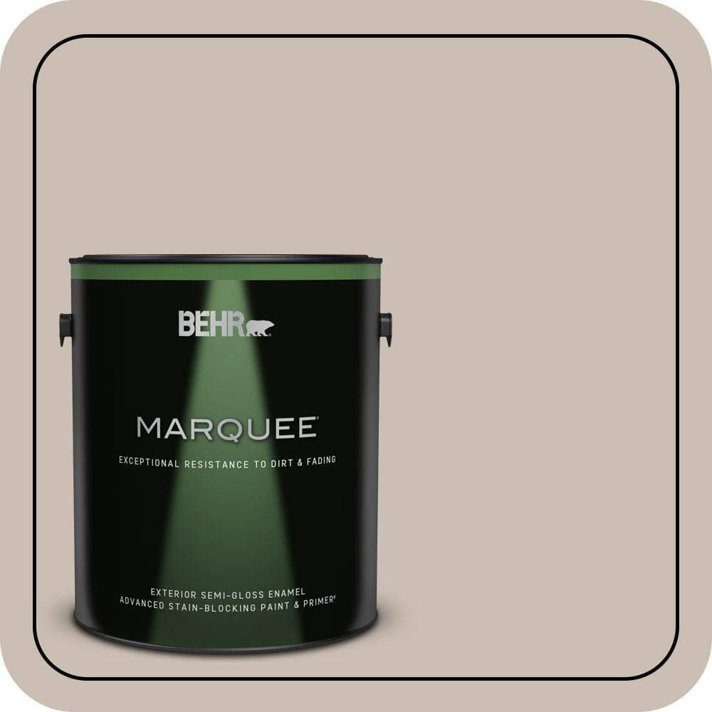 BEHR MARQUEE 1 gal. #T16-06 Penthouse View Semi-Gloss Enamel Exterior Paint & Primer