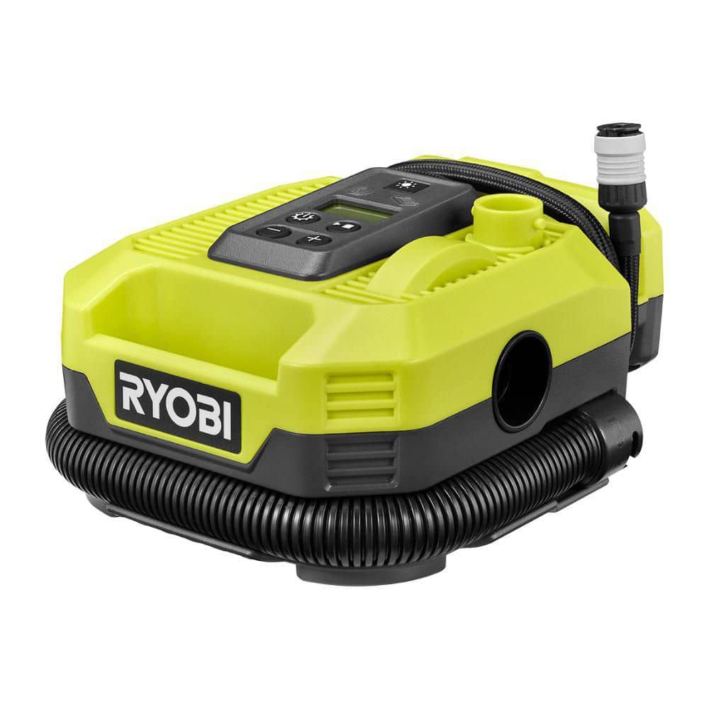 RYOBI ONE+ 18V HIGH PERFORMANCE Kit w/ (2) 4.0 Ah Batteries, 2.0 Ah Battery, Charger, & FREE ONE+ Cordless Inflator/Deflator
