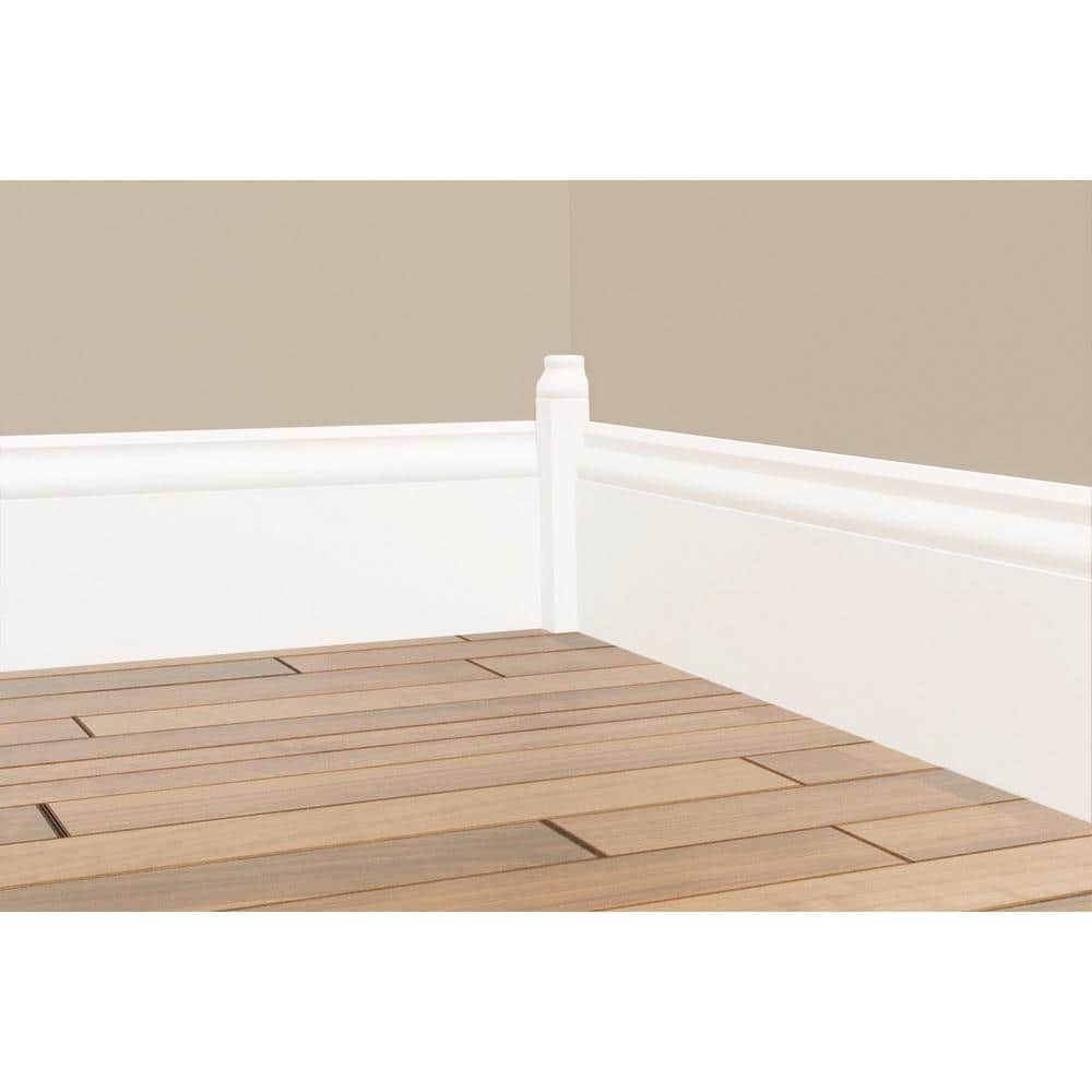 HOUSE OF FARA 1 in. x 1 in. x 8 in. MDF Inside Corner Moulding (2)