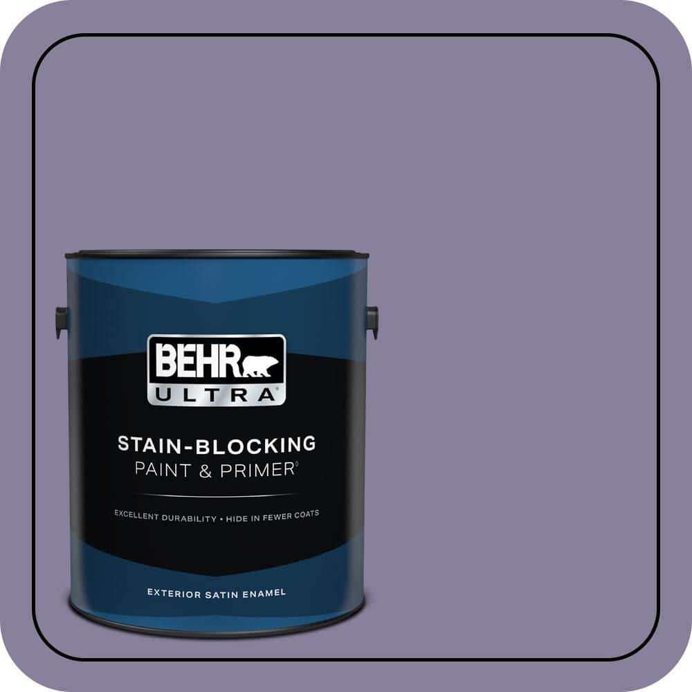 BEHR ULTRA 1 gal. #S570-5 Live Jazz Satin Enamel Exterior Paint & Primer